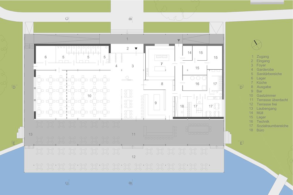 Grundriss Veranstaltungszentrum